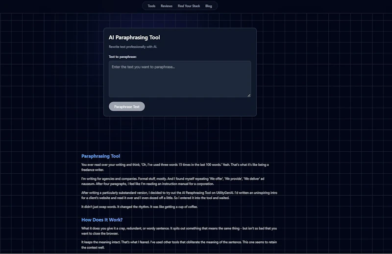 UtilityGenAI 2.0 screenshot 7