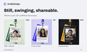 GotMyBadge gallery image