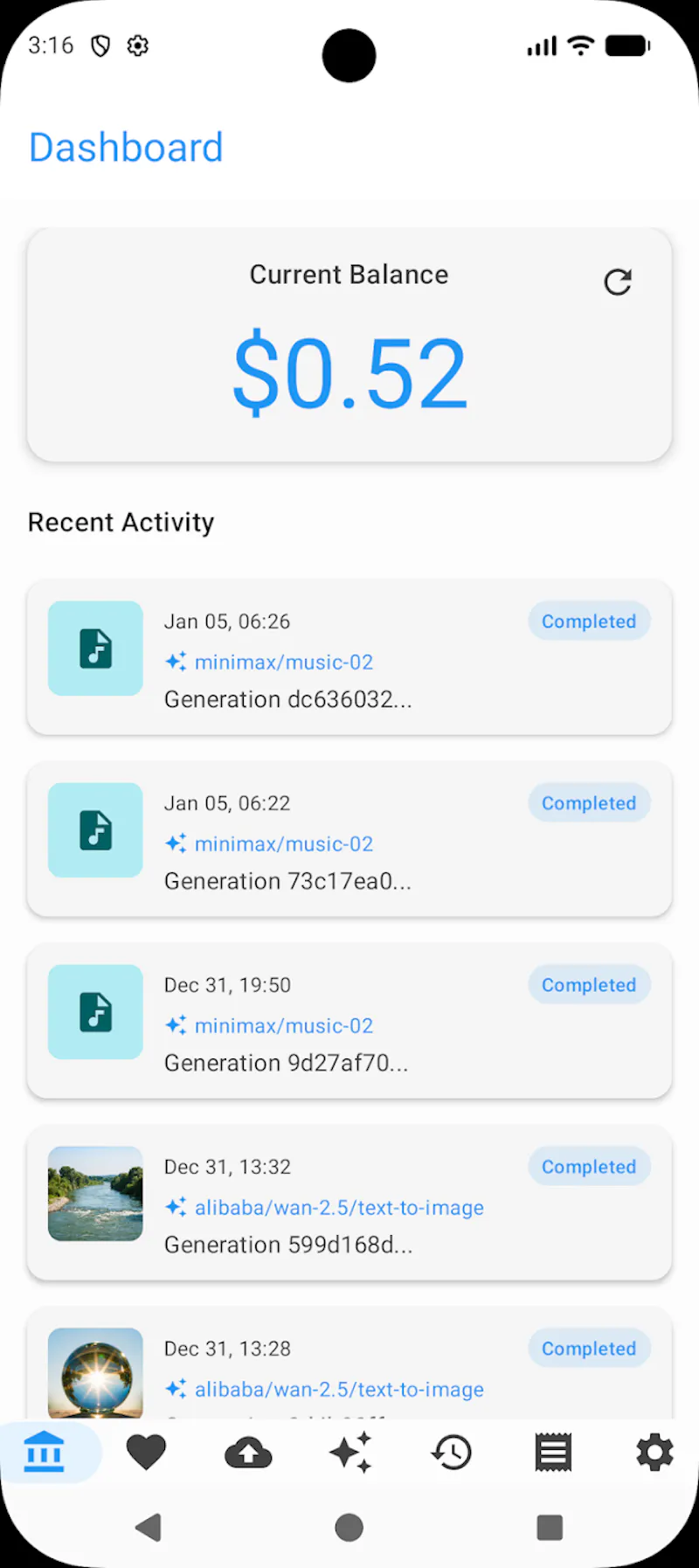 WaveApp screenshot 1