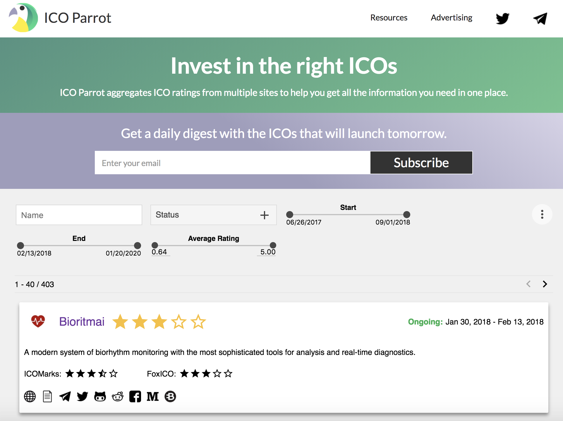 ICO Parrot gallery image