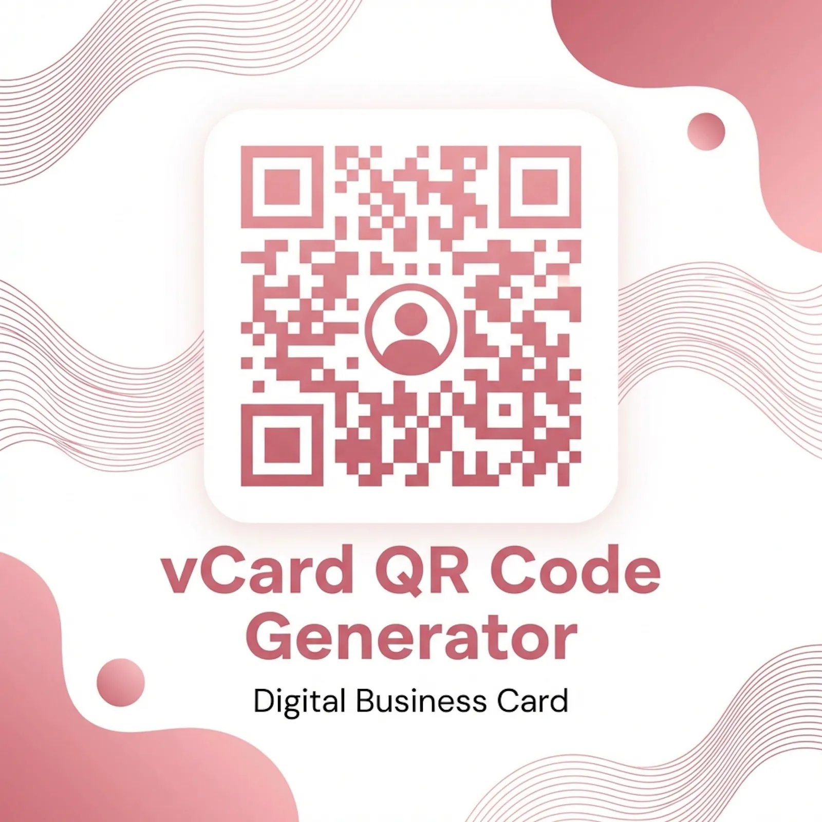 vCard QR Code Generator by QRMaster screenshot 1