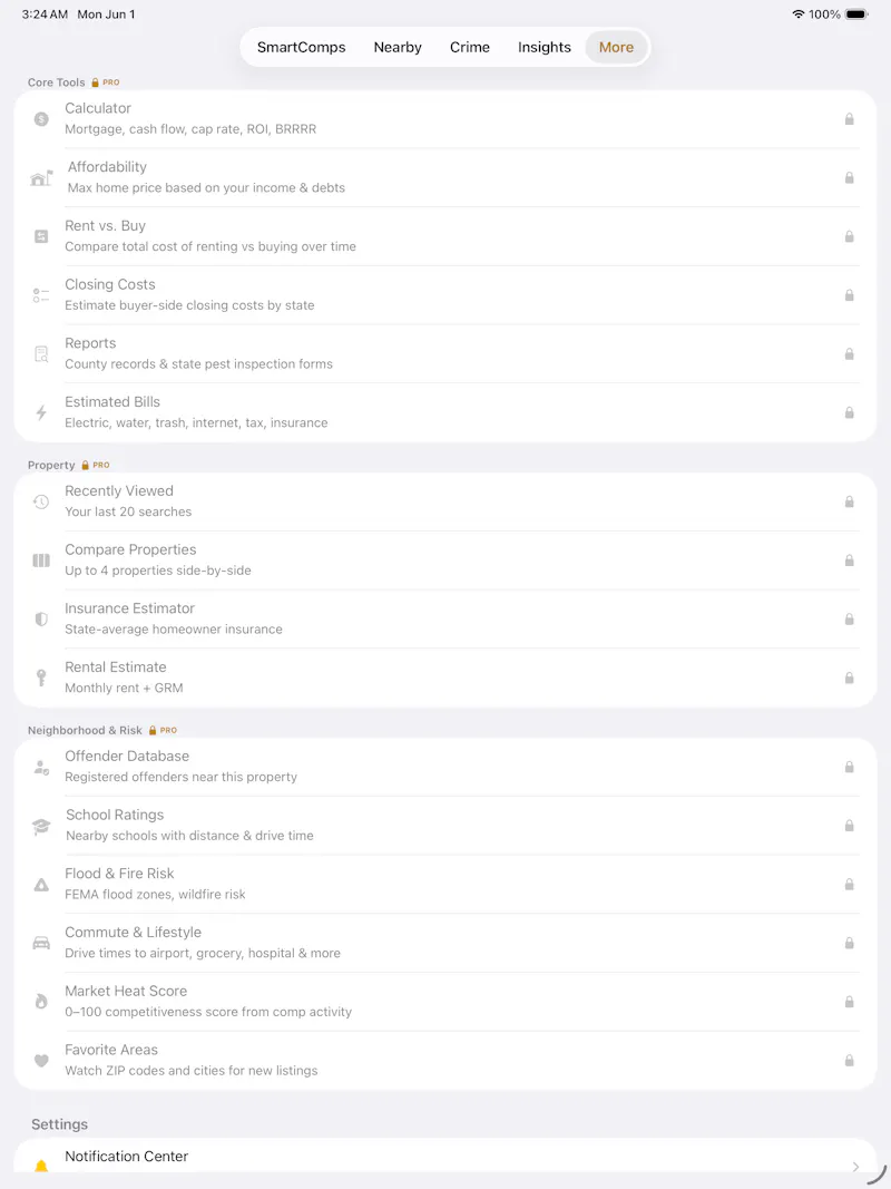 SmartComps: Know Before You Buy Homes screenshot 6