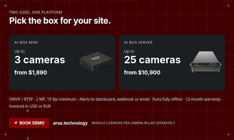 ARSA AI Box screenshot 2