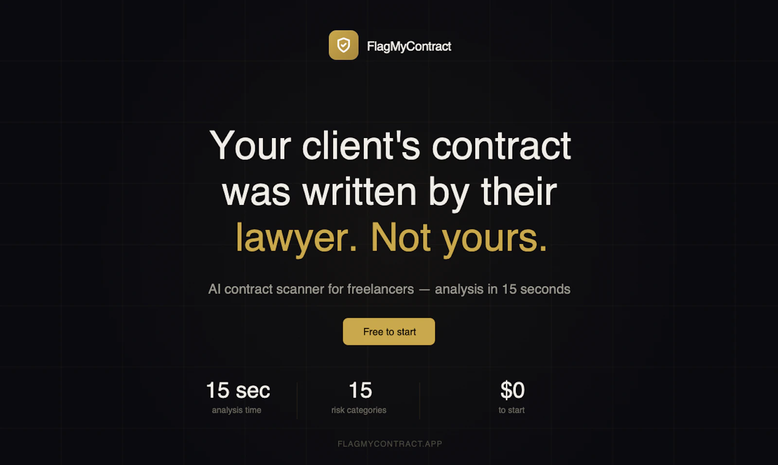 FlagMyContract screenshot 1