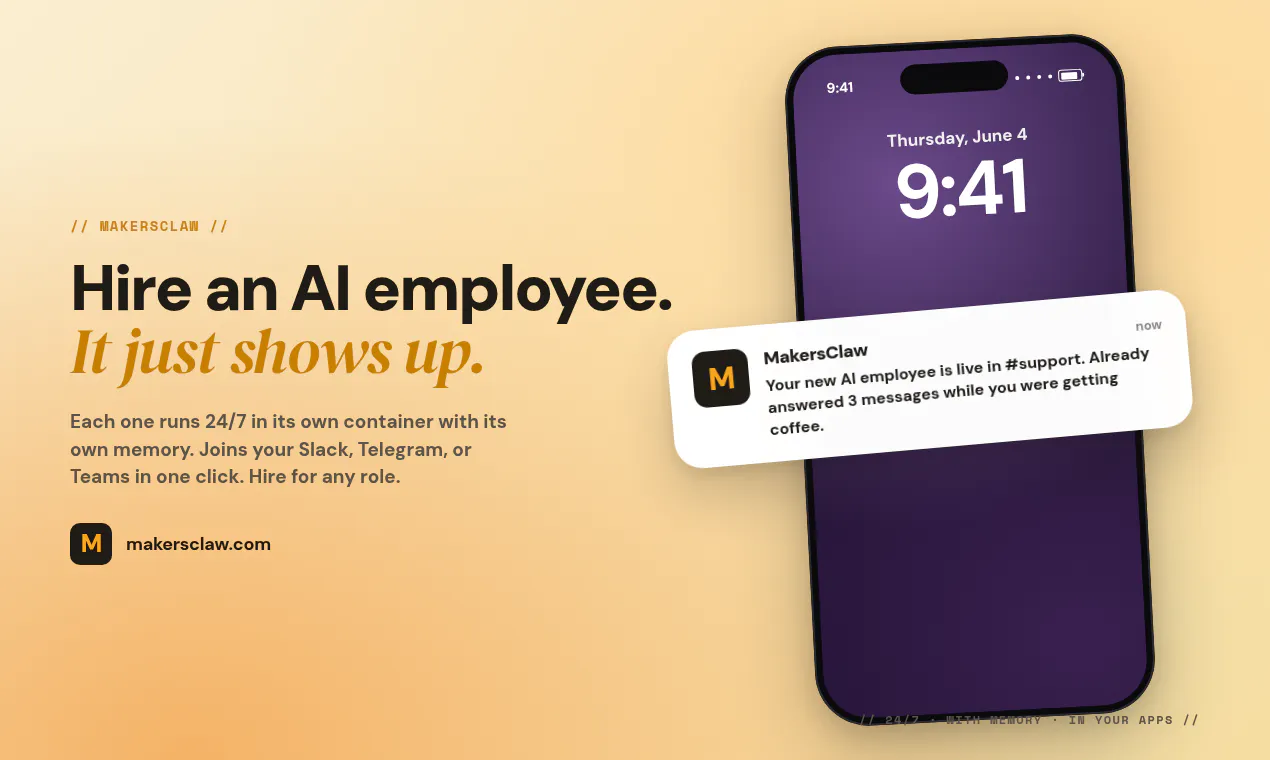 MakersClaw screenshot 1