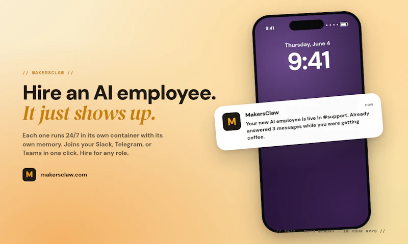 MakersClaw screenshot 1
