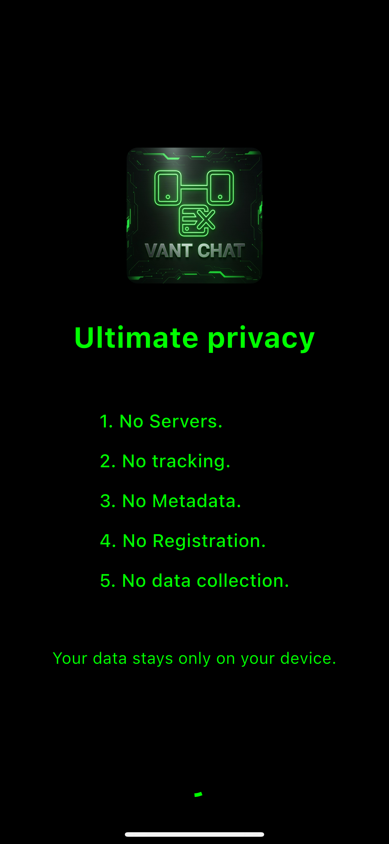 Vant Chat -Ultimate privacy Post quantum gallery image