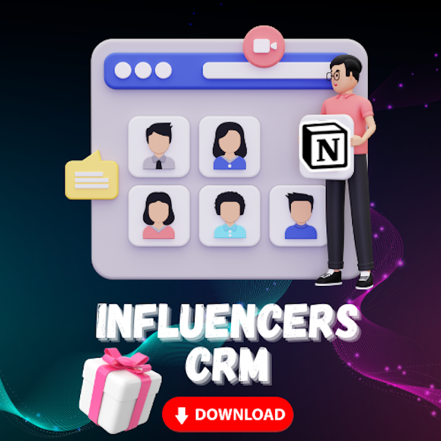 CRM for Influencers and Deals Management