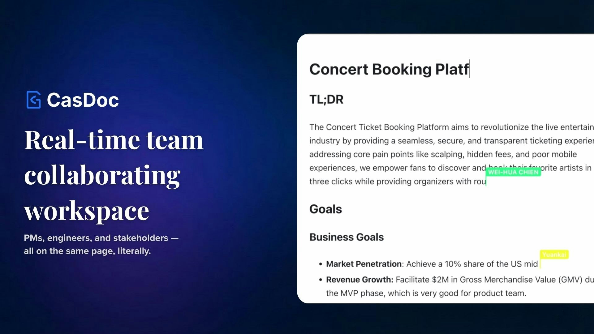CasDoc - Screenshot 5 showing product features and functionality