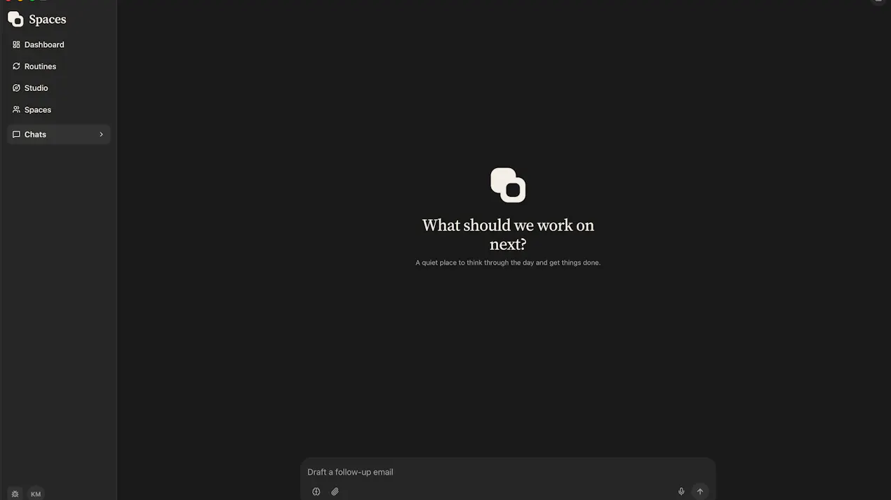 Spaces product
