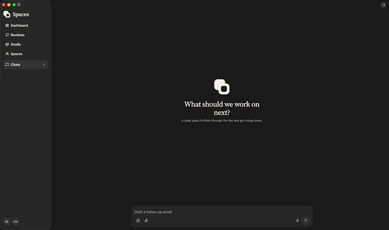Spaces screenshot 1