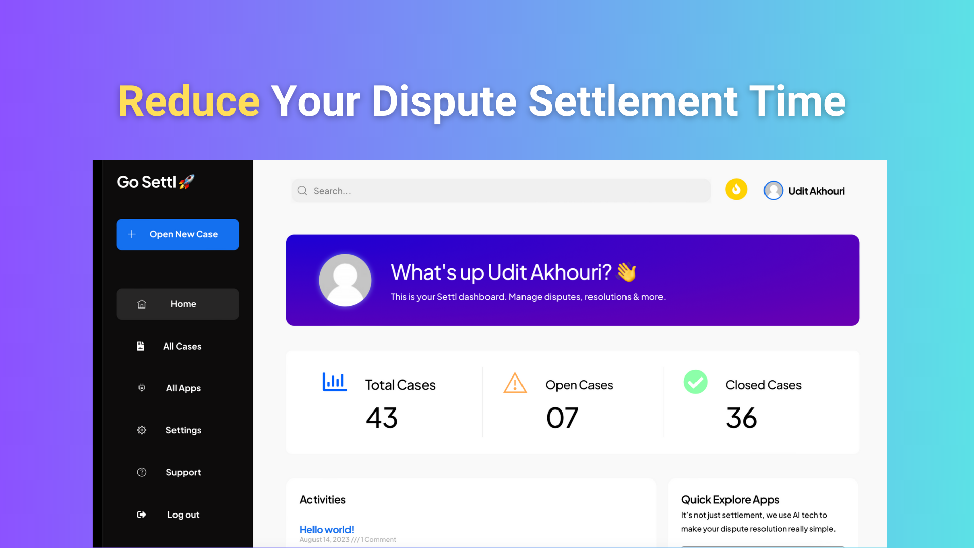 startuptile Settl [Waitlist]-Settle disputes in less than a day