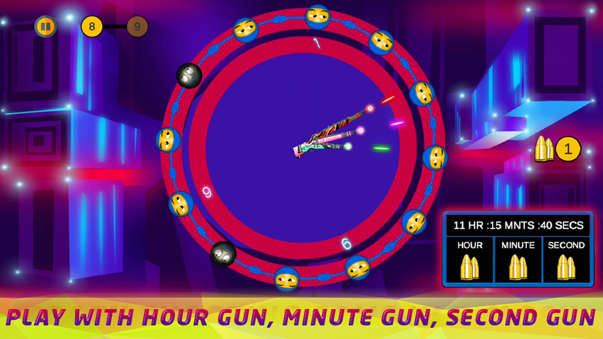 Clock Shooter - 2D Shooting Puzzle gallery image