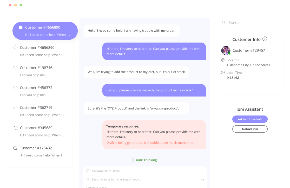 startuptile ioni.ai-Boost your customer support productivity with ChatGPT-4