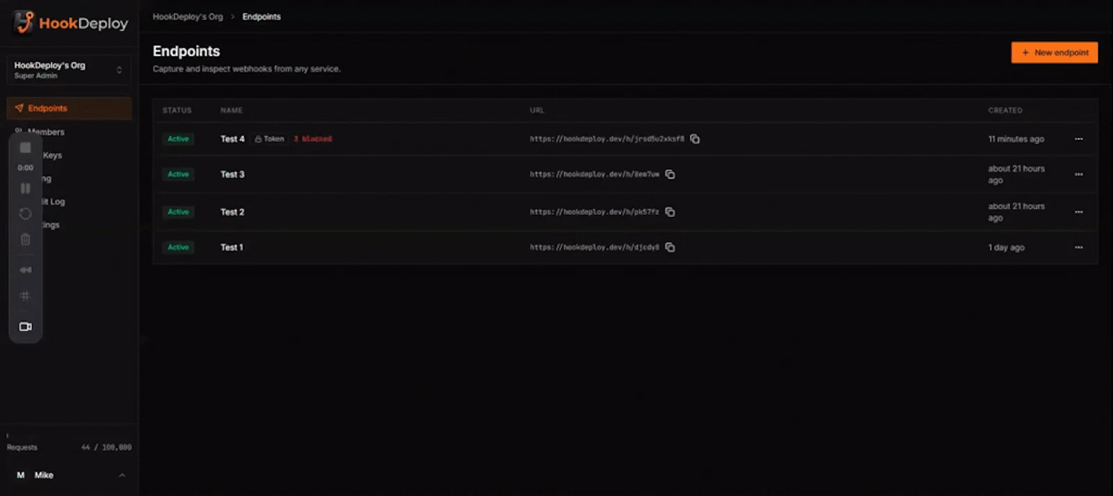 HookDeploy screenshot 1 (video preview)