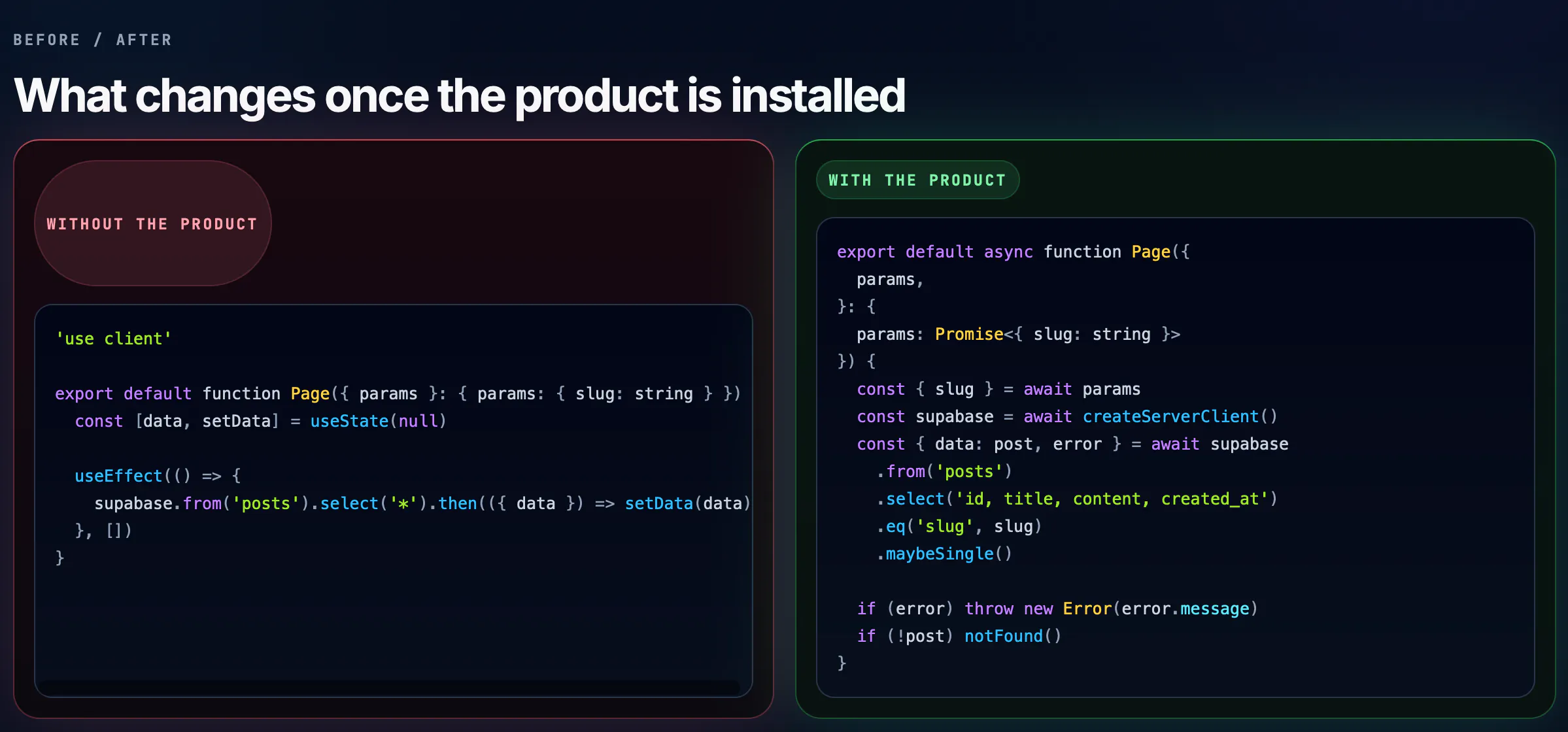 AI Rules - Next.js, Tailwind, Supabase 專案橫幅