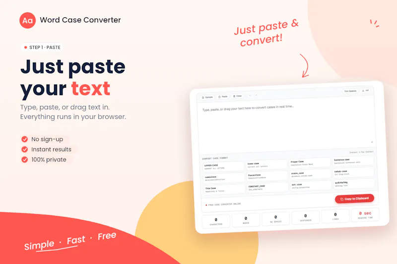 Word Case Converter screenshot 3