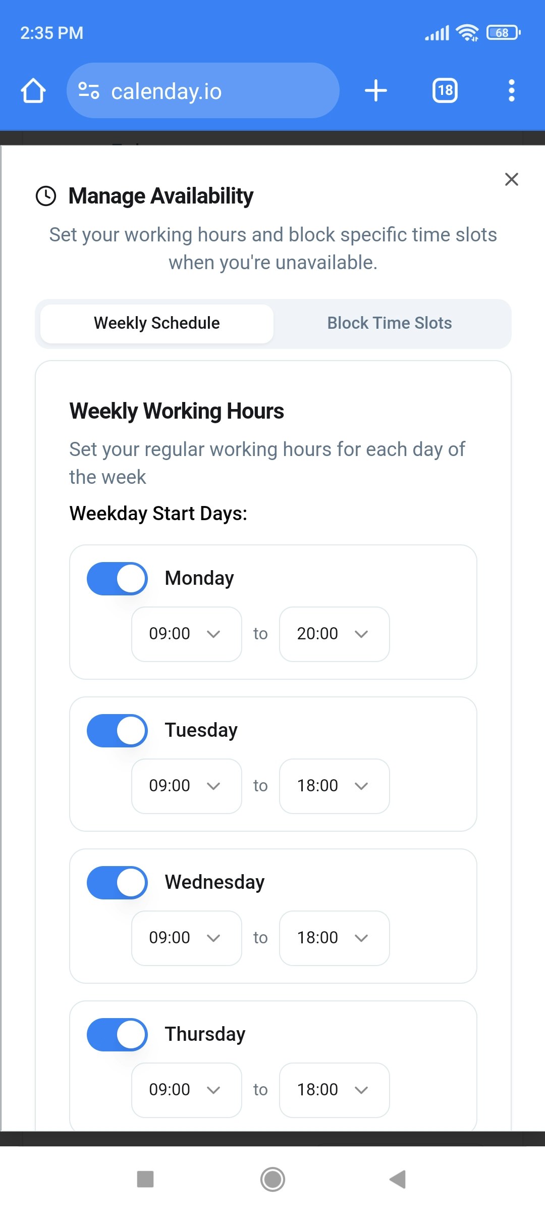 Calendario - Plataforma de programación de citas profesionales media 4