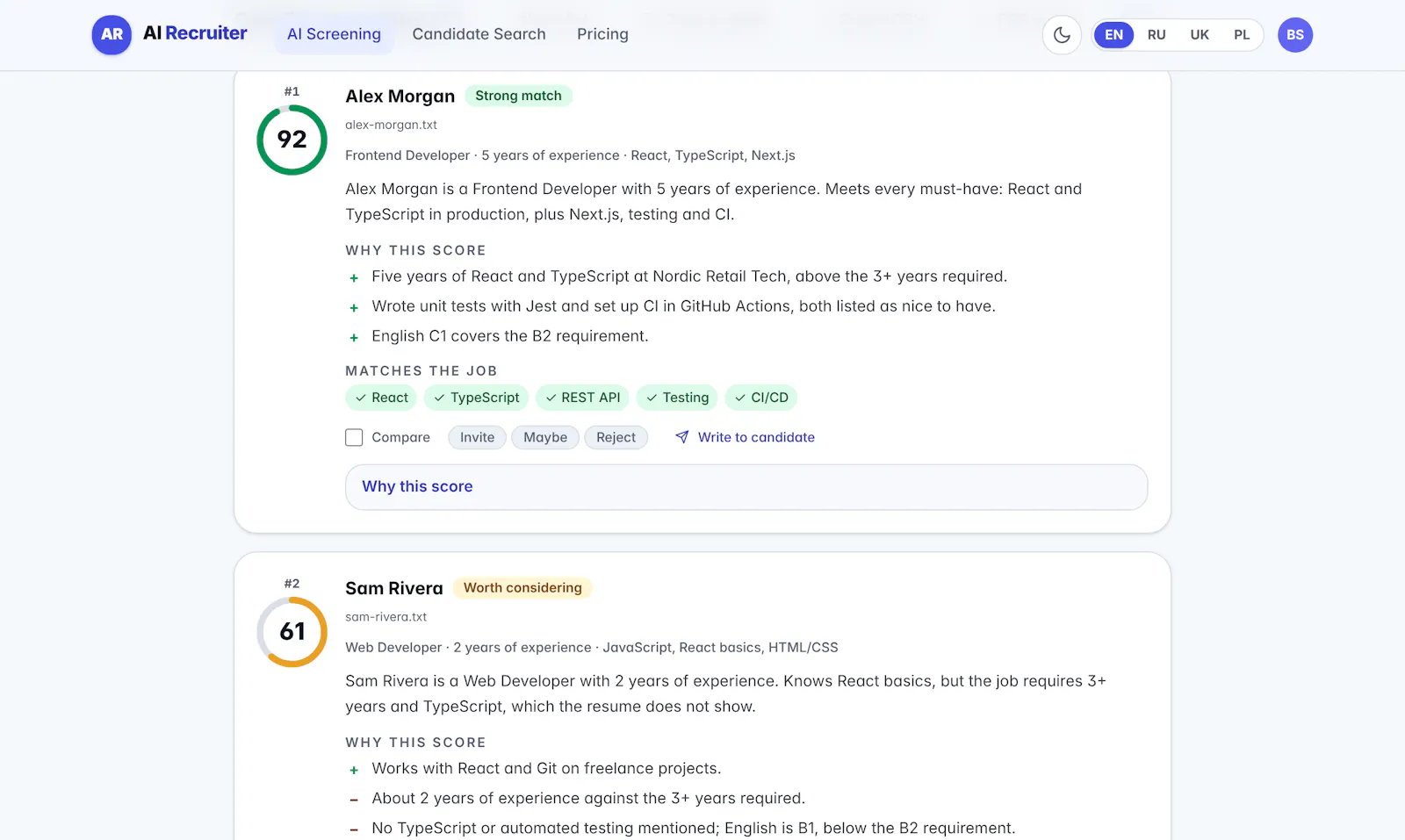 AI Recruiter screenshot 6