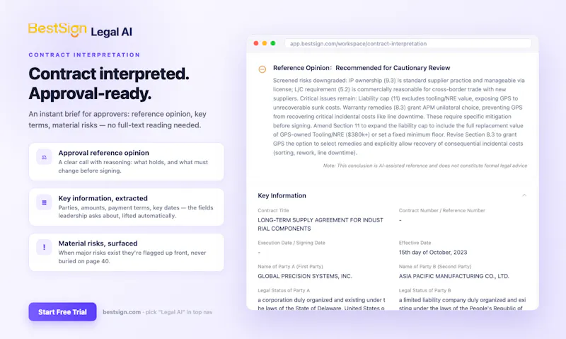 BestSign Legal AI screenshot 5
