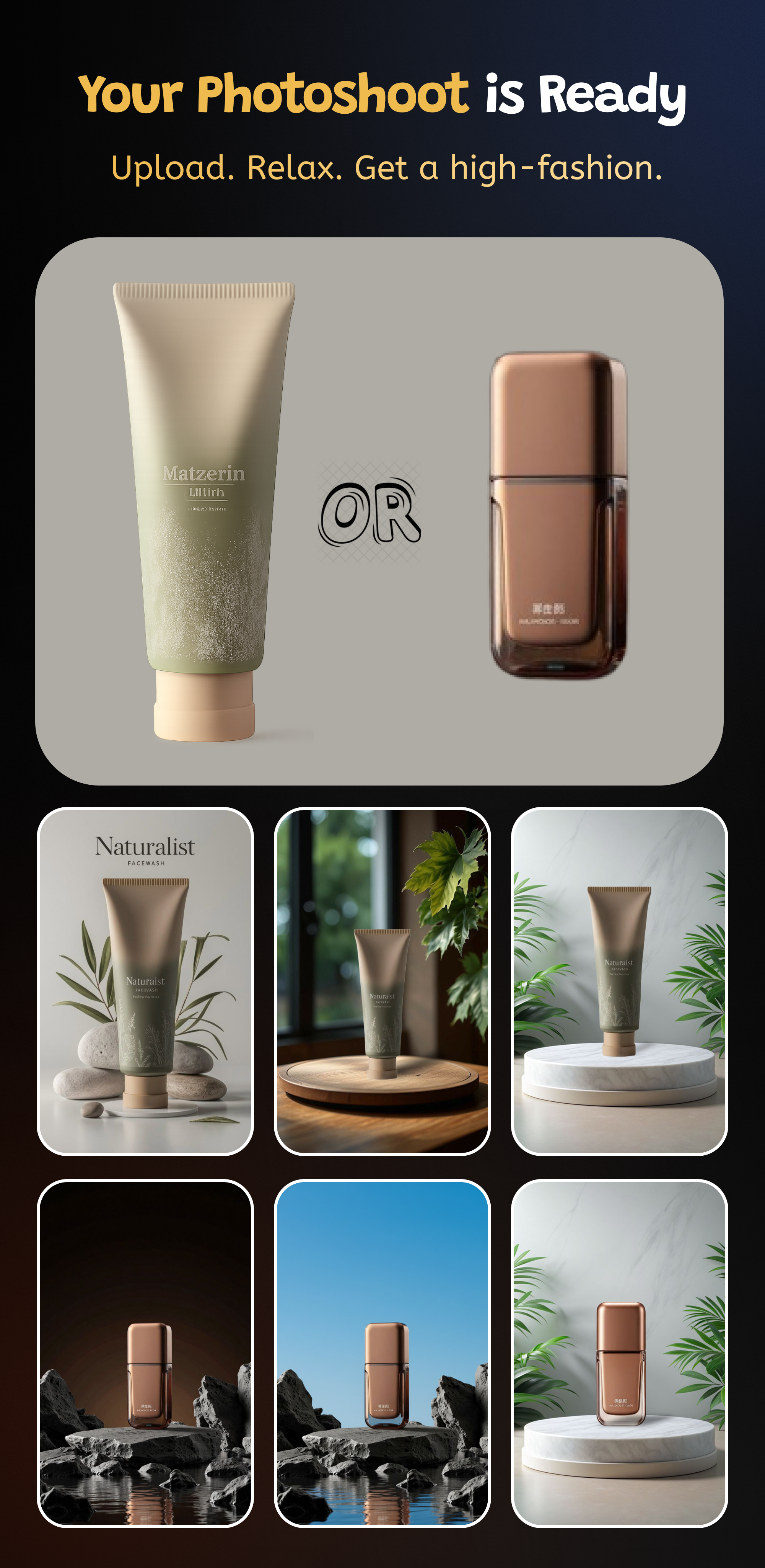 AI Studio - Model Photoshoots, No Studio - Screenshot 2 showing product features and functionality