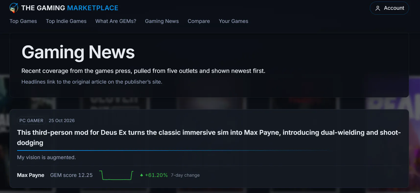 The Gaming Marketplace gallery image