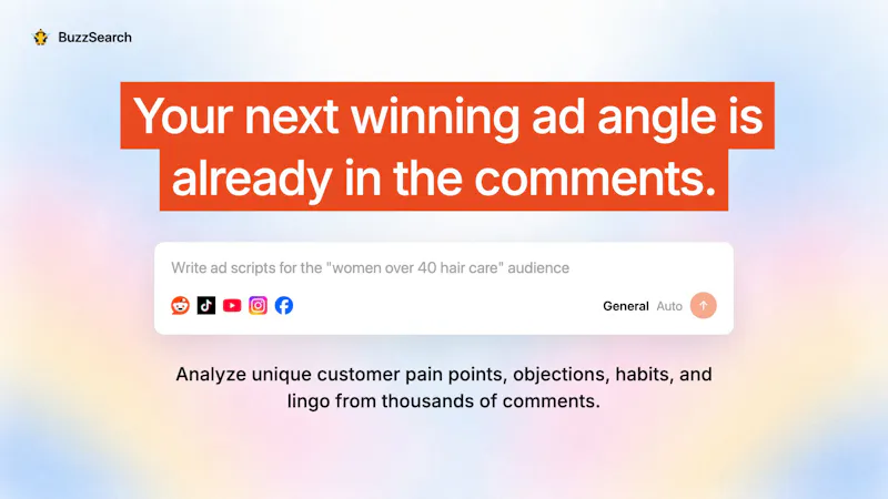 BuzzSearch screenshot 2
