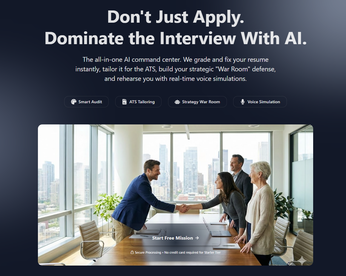 Mandate AI - Main product screenshot demonstrating key features and user interface