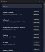 Winget GUI + Installer gallery image