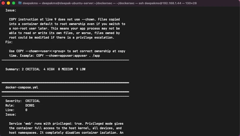 dockersec screenshot 4