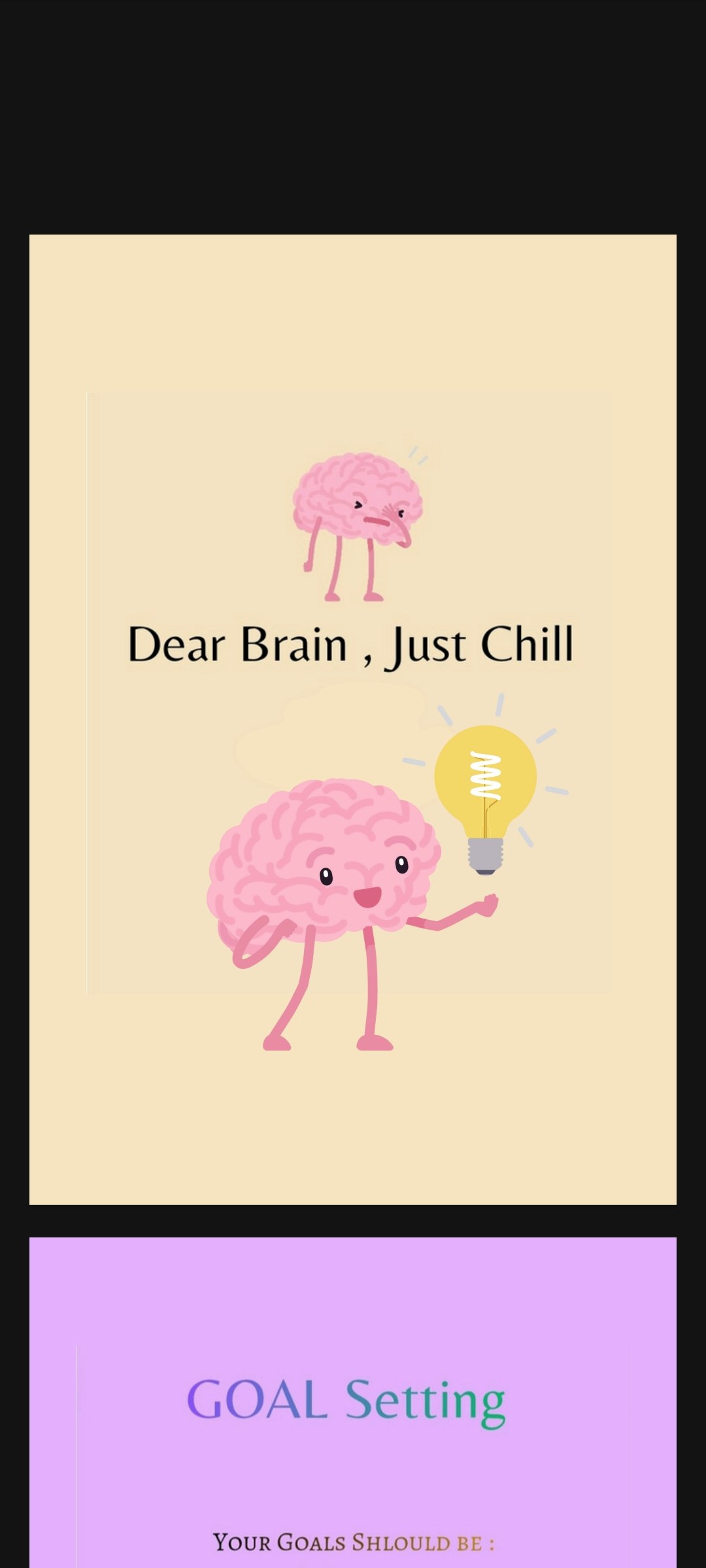 Dear Brain Just Chill e journal gallery image