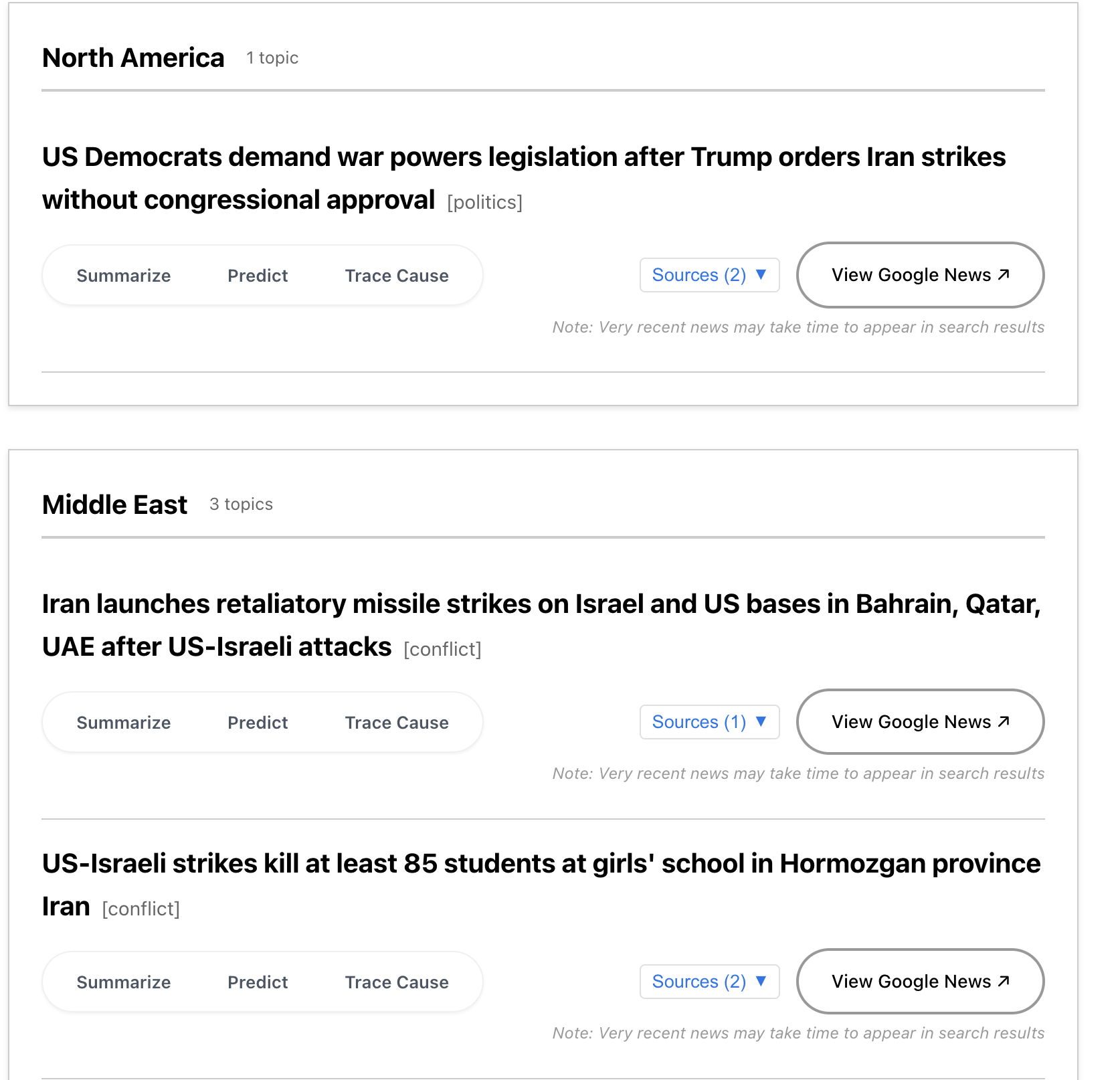 Global Perspectives™ - Main product screenshot demonstrating key features and user interface