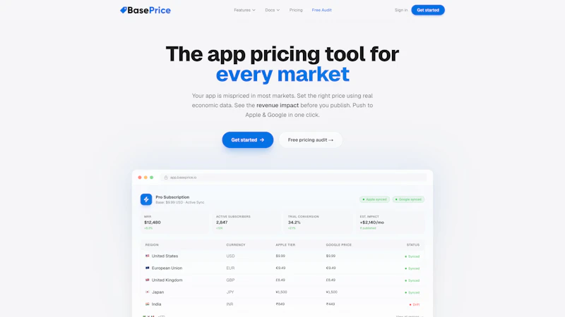BasePrice screenshot 5