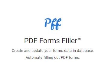 PDF Forms Fill Demo