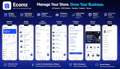 Ecomz AI Multi-Tenant SaaS Store Builder gallery image