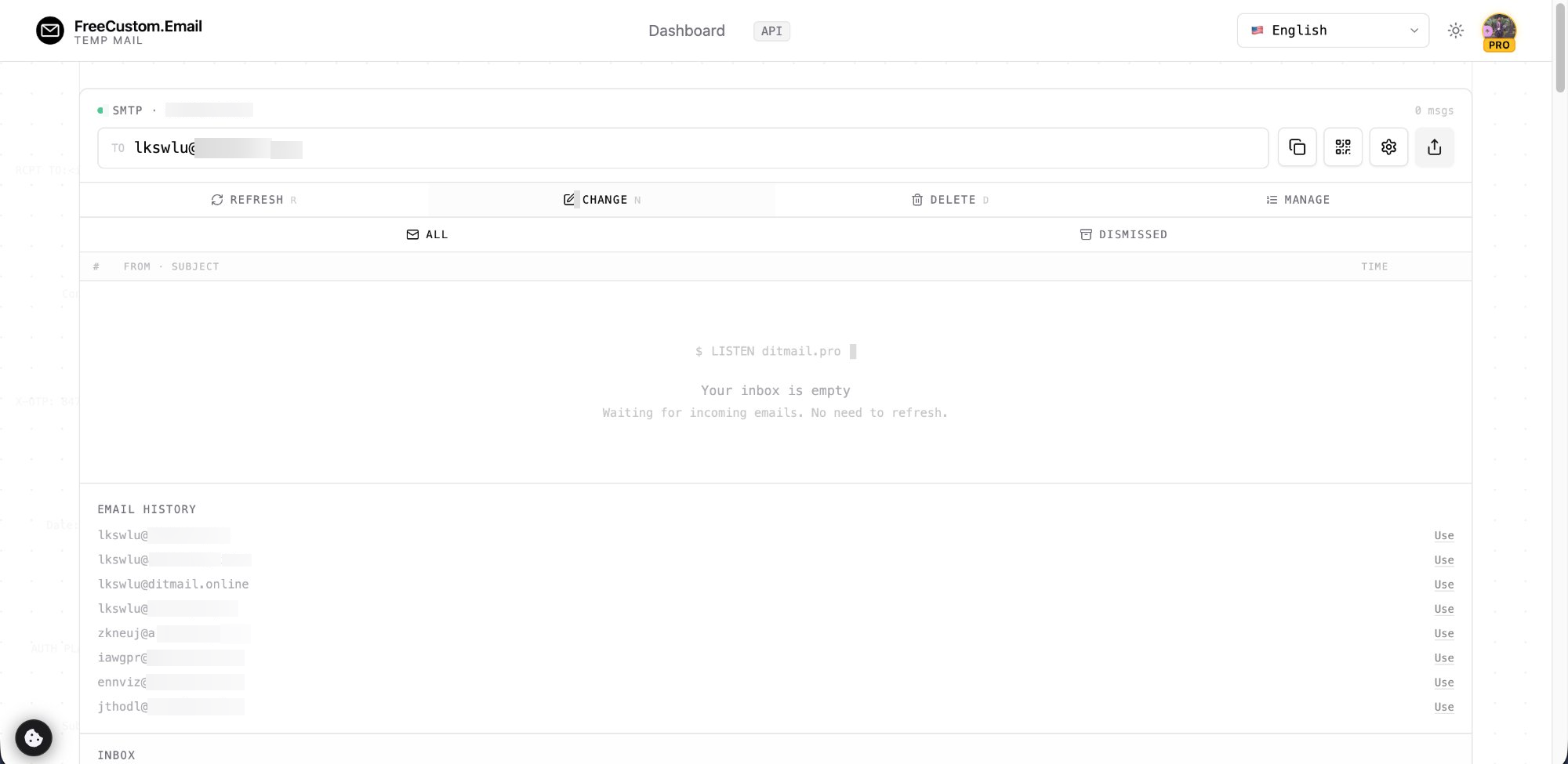 FCE - Temporary and disposable email gallery image