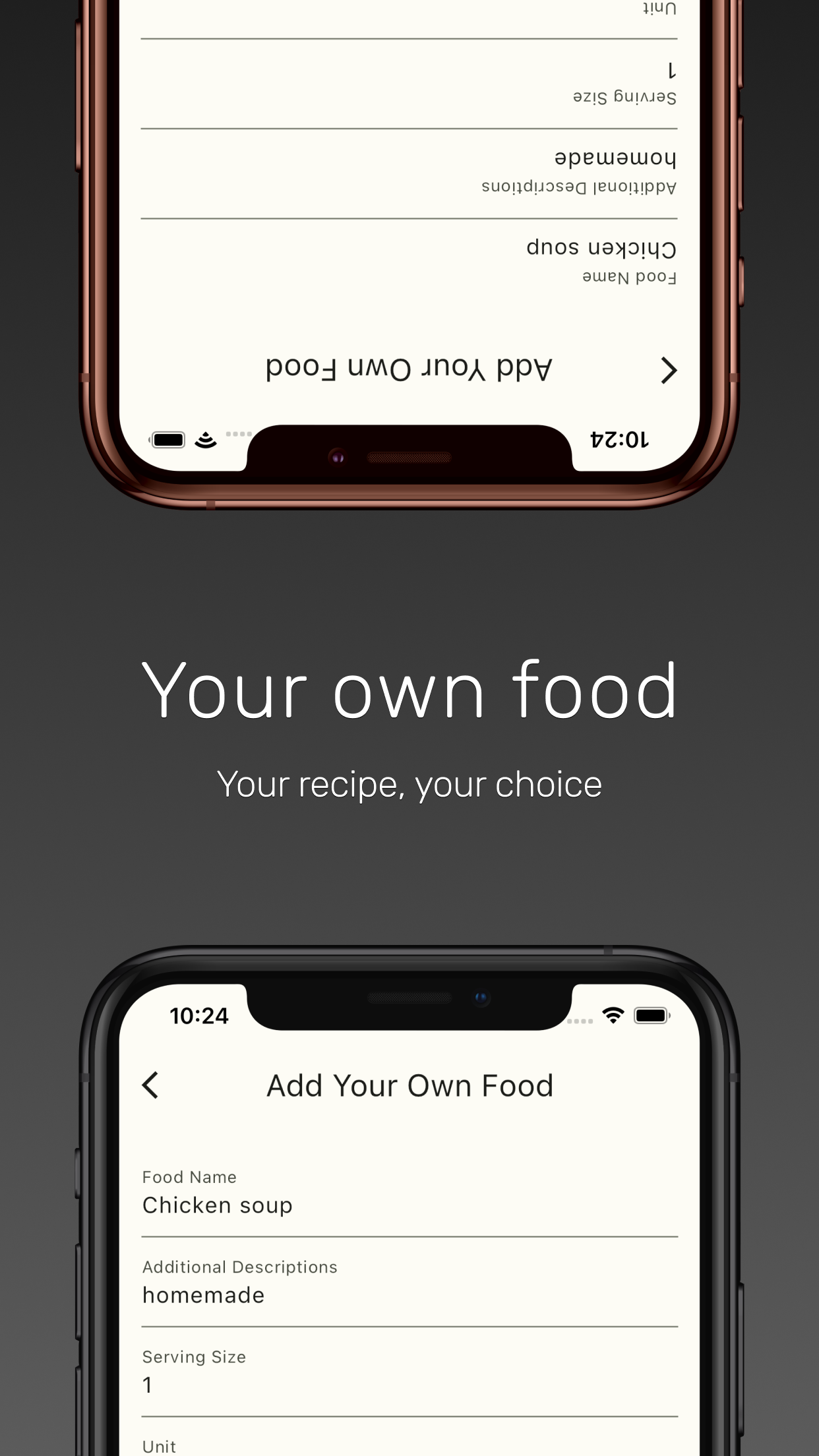Mídia 2 de Aplicativo de calorias privadas ezmeal