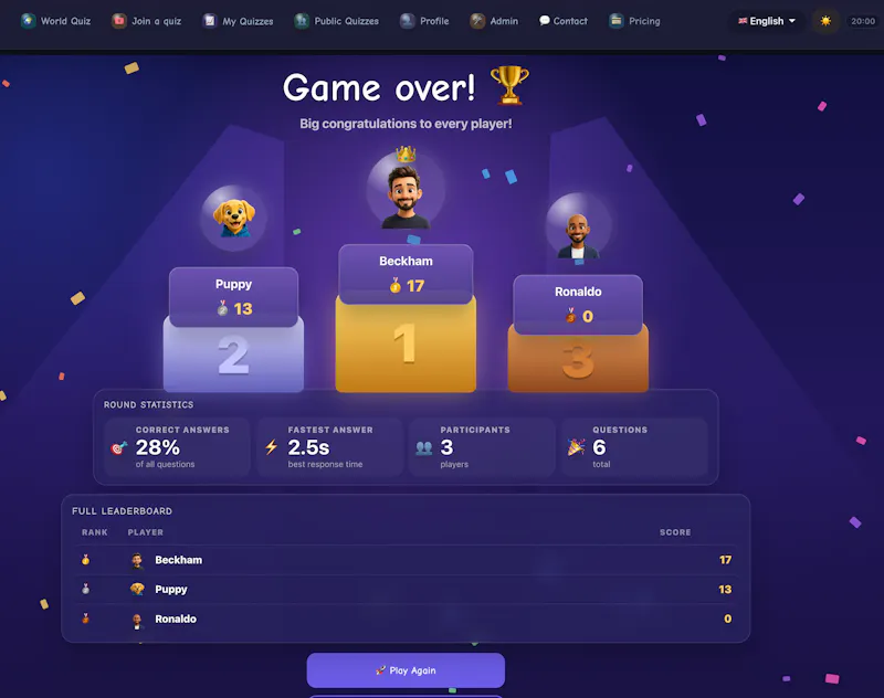Malexquiz screenshot 4