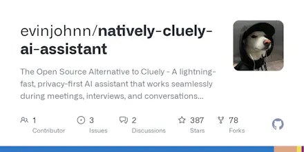 Natively AI : Cluely open sourced gallery image