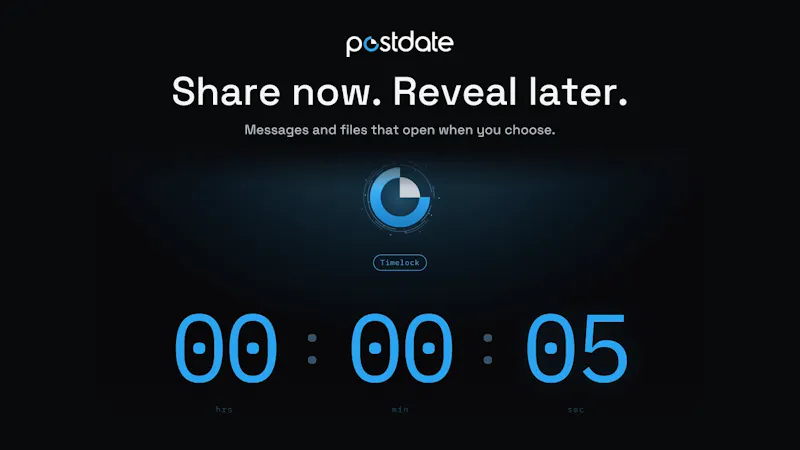 Postdate screenshot 1 (video preview)