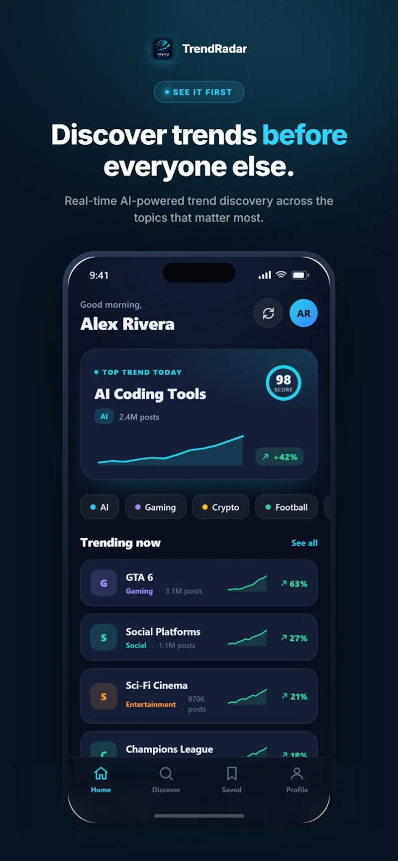TrendRadar – Spot Trends Early screenshot 1