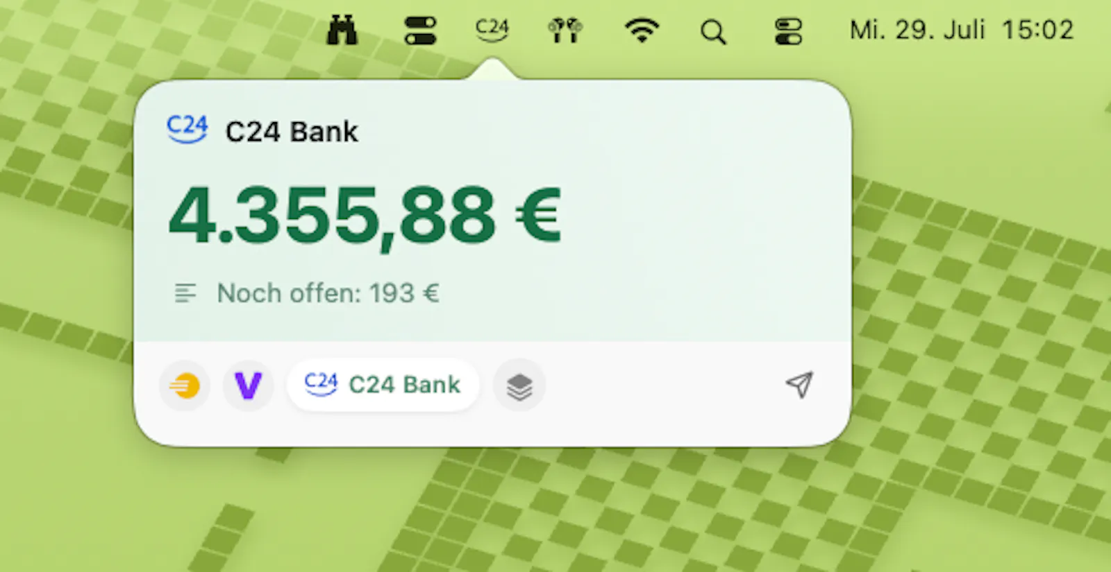 simplebanking 2.0 screenshot 1