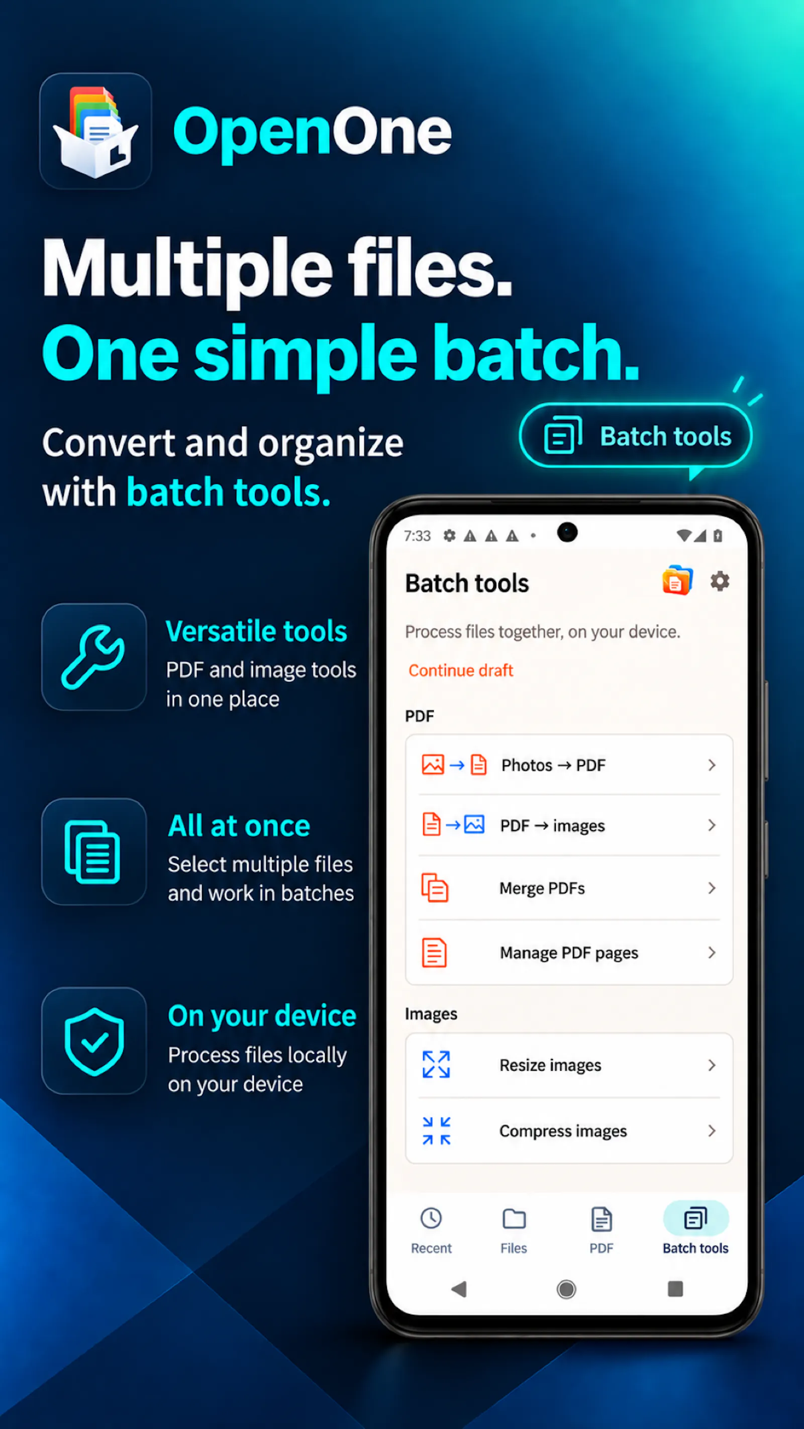 **OpenOne** screenshot 2