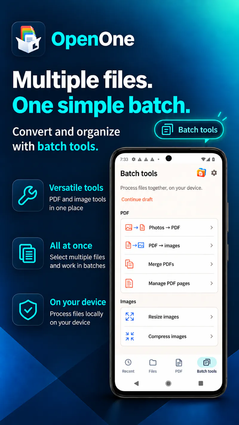 **OpenOne** screenshot 2