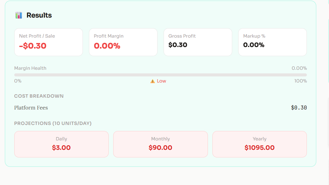 ProfitCalc.me gallery image