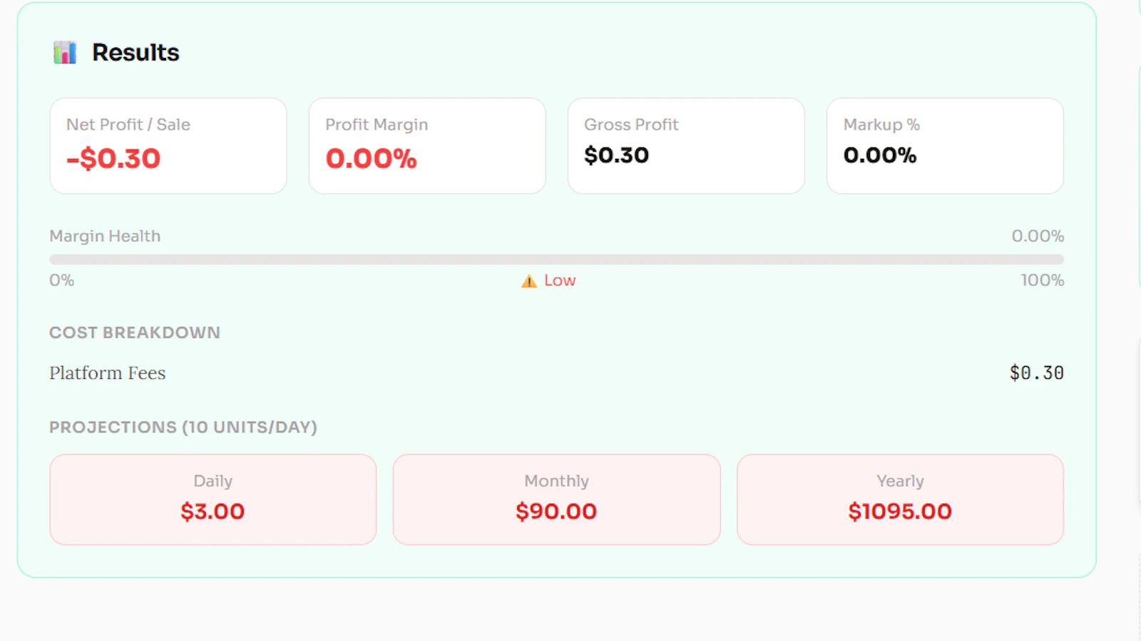 ProfitCalc.me screenshot 1