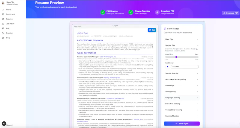 BuhoPilot screenshot 4