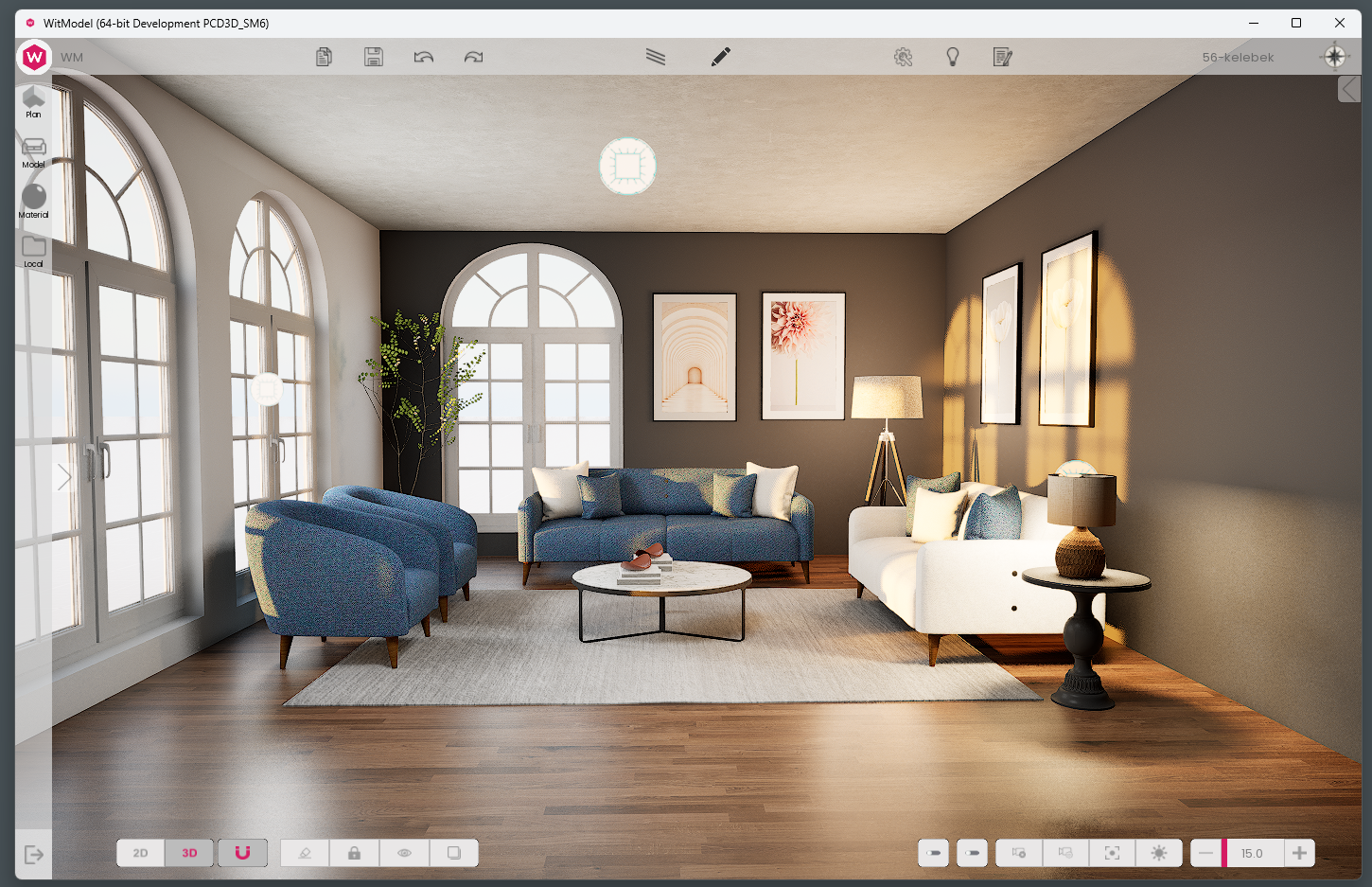 witmodel Room Planner  in real-time 3D gallery image