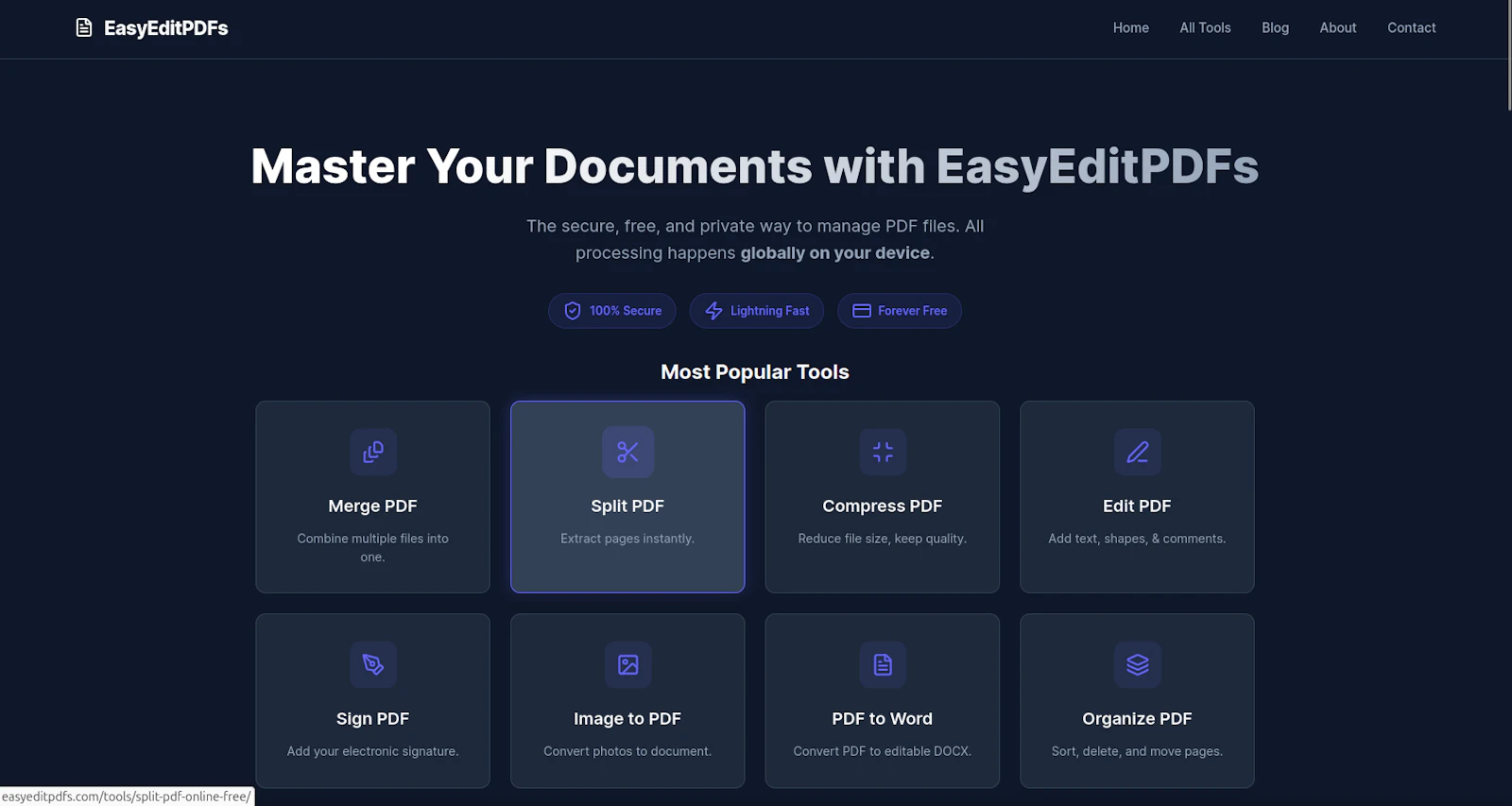 EasyEditPDFs screenshot 1