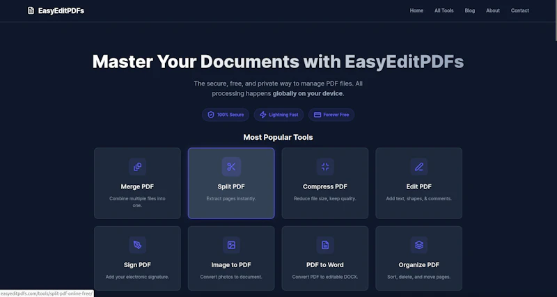 EasyEditPDFs screenshot 1